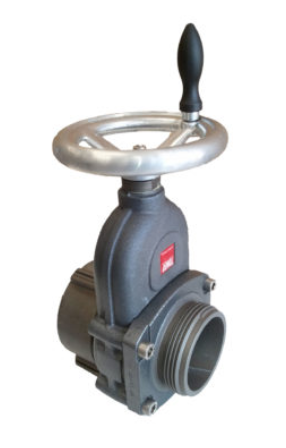 Heavy Duty Hydrant Gate Valve 2.5 NH female swivel rocker lug inlet x 2.5 NH male outlet (hydrant gate valve)