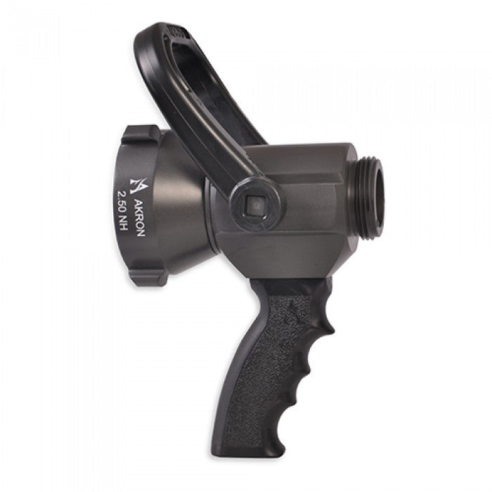 2.5" NYC x 1.5" NH Shutoff with Pistol Grip/ Black Handle
