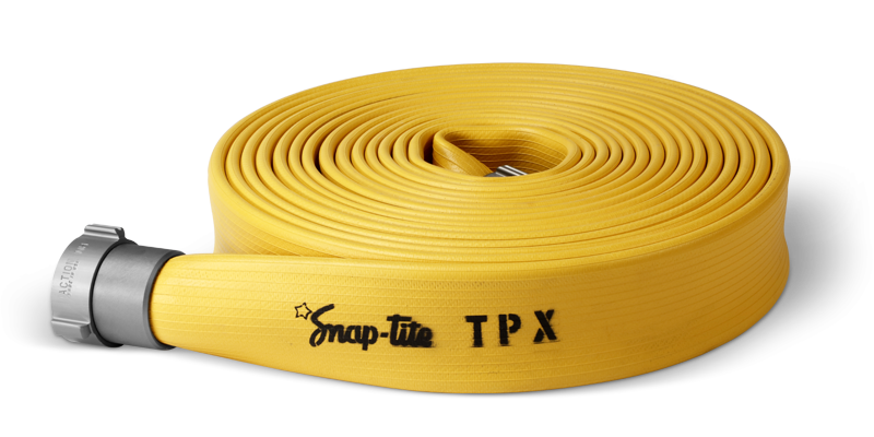 Snap-Tite TPX Hose: 3-Ply Nitrile Rubber Attack/Supply Hose Orange / 3" Storz / 50 foot