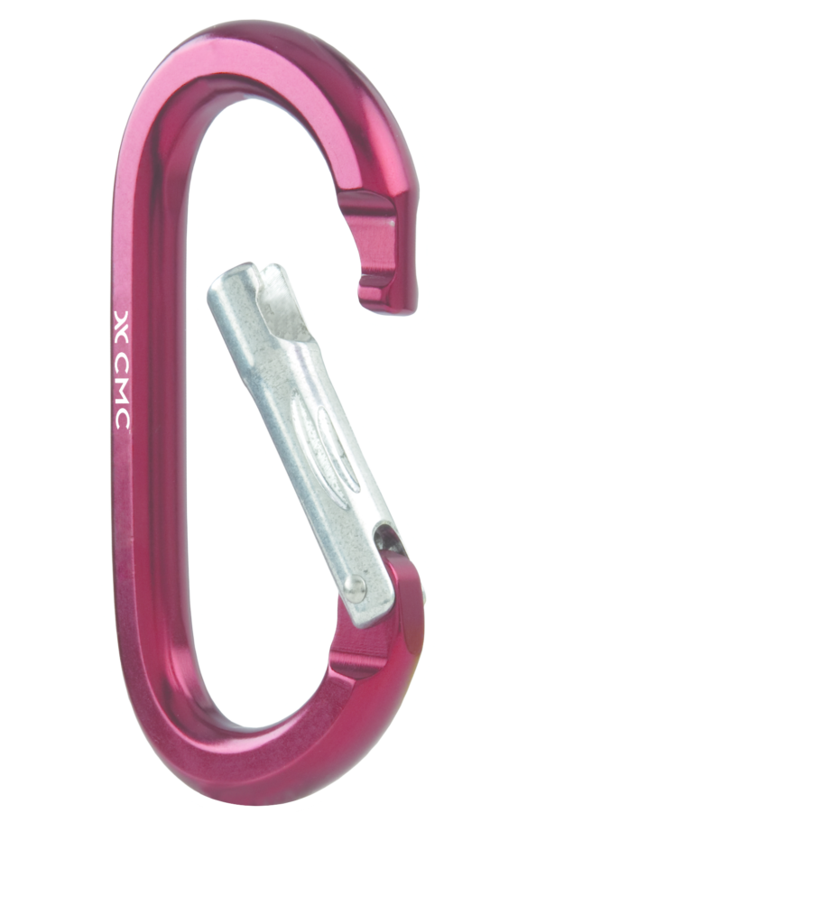 Aluminum Oval Carabiner Red