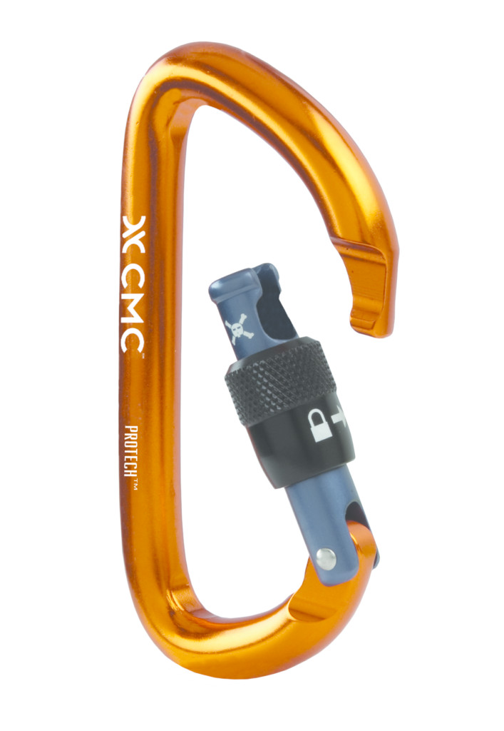Protech Aluminum Key-Lock Carabiners Screw-Lock, Orange