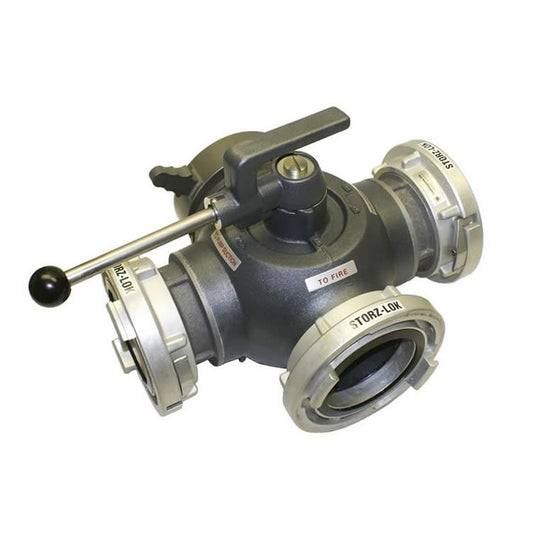LDH Hydrant Valves (Hydrassist) 4.5" NHLH Fem. Swivel / (3) 4" Storz