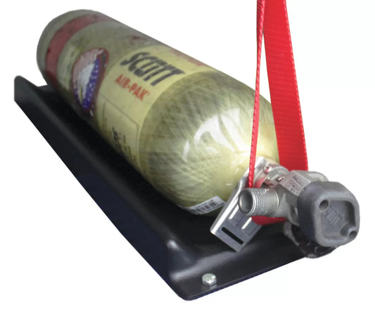 1090 Quic-Storage Cradles Air cylinder/extinguisher cradle with valve strap