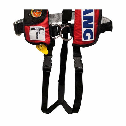 Leg Strap Assembly for Inflatable PFDs