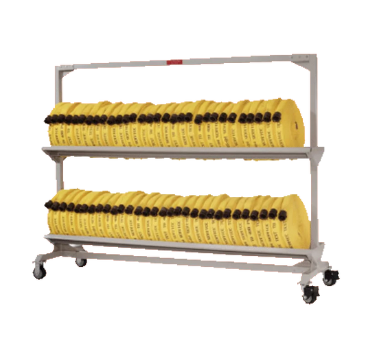 Circul-Air 2 Tier Portable Hose Rack-Length: 5ft, Base Mount: Mobile