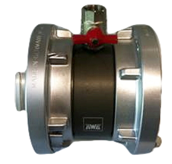 4" Storz x 4" Storz In-Line Bleeder Valve 3/4"