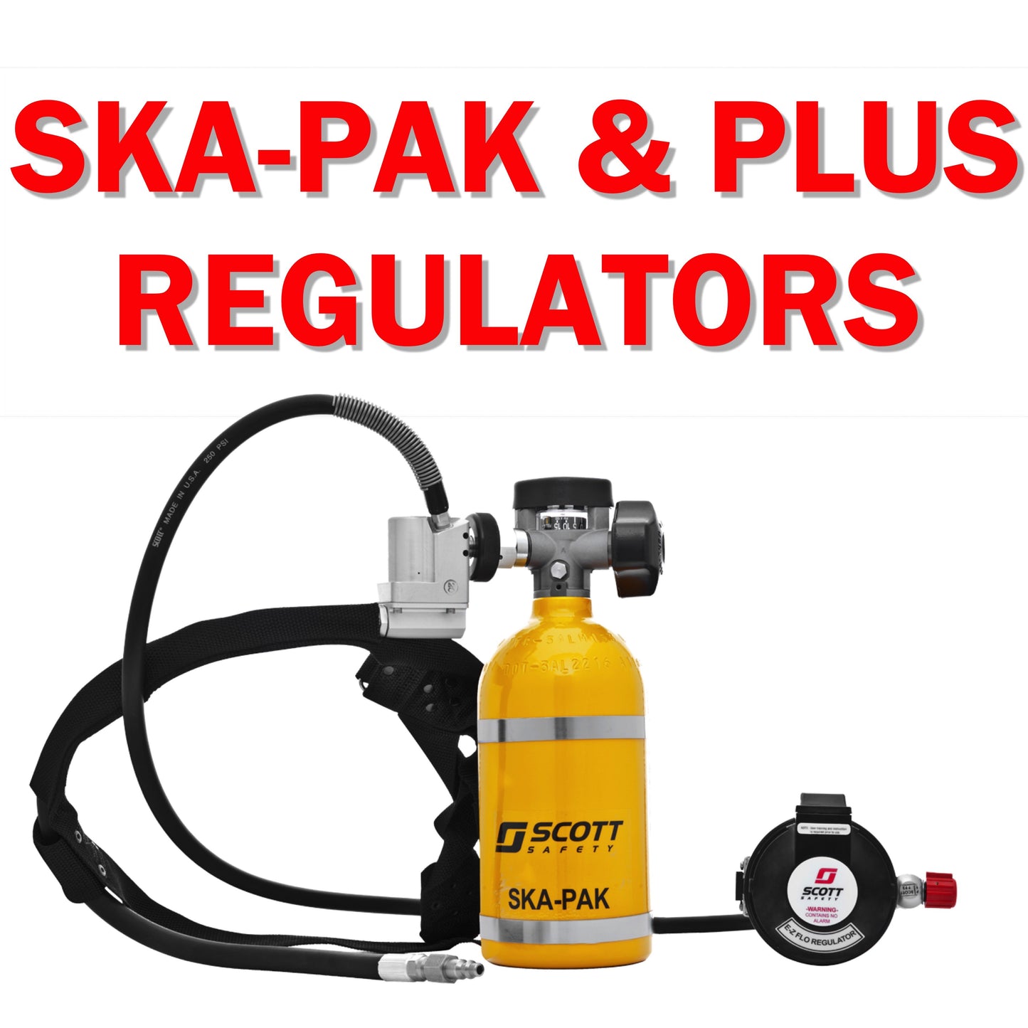 Ska-Pak & Plus Regulator E-Z Flo with Modulair Quick Connect