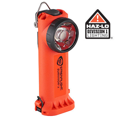 Survivor X - 120V/100V AC/12V DC (Alkaline battery carrier not included) - Orange