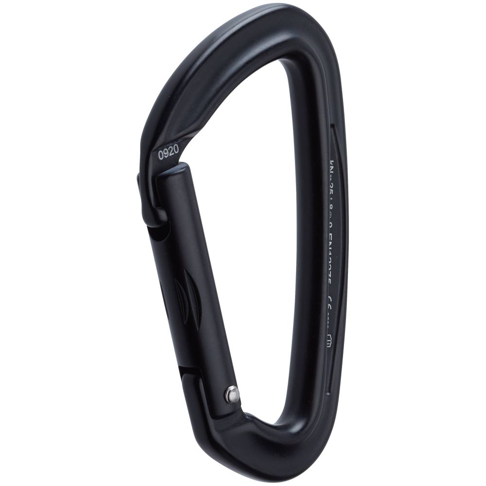 NRS Sliq Straight Gate Carabiner- Black