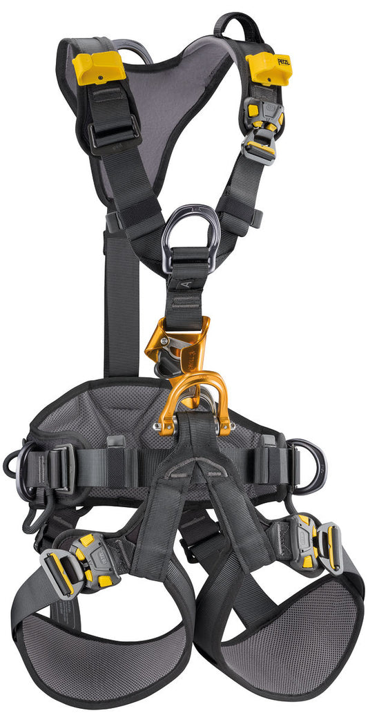 Discontinued- C083BB01
Astro Bod Fast Harness.- black and yellow- 28-36 Inches
