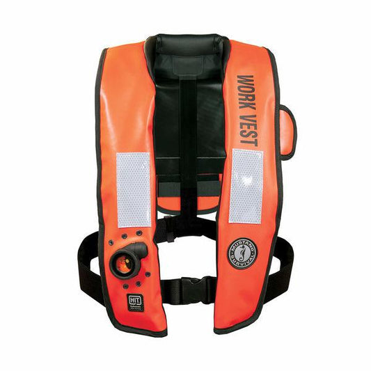 HIT Inflatable Work Vest (Auto Hydrostatic) Universal / Orange (02)