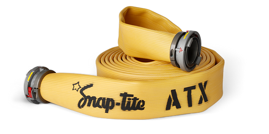Snap-Tite ATX Rubber Hose - 5 in. Diameter Yellow / 25 Foot / 5 in Storz Aluminum