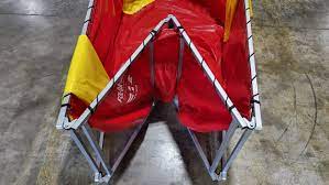 Portable Collapsible Tank -Steel Framed Tank 3000 / 22oz HPR / Red