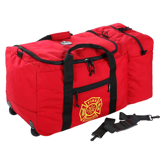 Arsenal Large Fire & Rescue Gear Bag - Wheeled Red