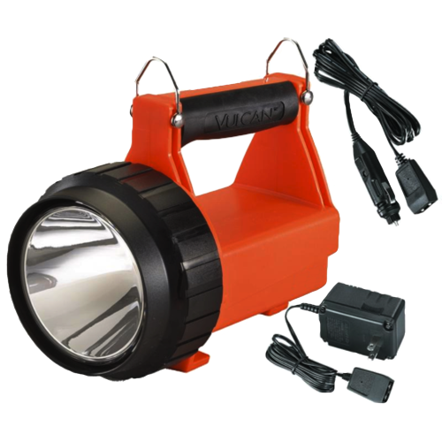 Streamlight Fire Vulcan LED, Rechargeable LIGHT w/120v AC/12v DC CHARGER