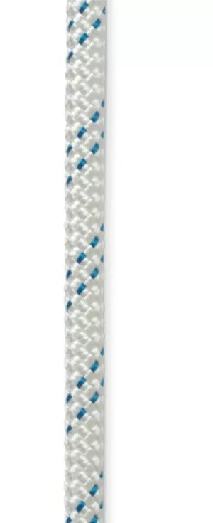 New England Ropes KM III 1/2 in (13 mm) / Blue / White Stripe / Per Foot-This product is not eligible for return.