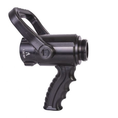 1 1/2" x 1 1/2" Shutoff with Pistol Grip NPSH F X NPSH M / Black Handle / Black Pistol Grip