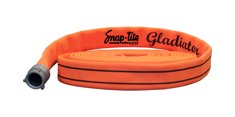 FG: Gladiator: Double Jacket Attack Hose - 1 3/4" Diameter (1 1/2" NH/NST Coupled) Orange / 10'
