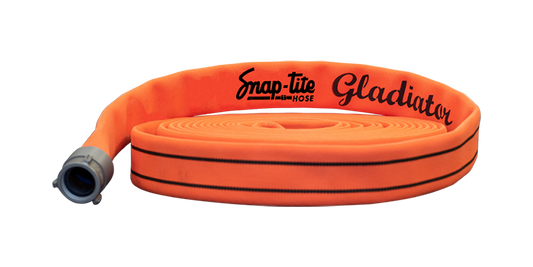 FG: Gladiator: Double Jacket Attack Hose - 1 3/4" Diameter (1 1/2" NH/NST Coupled) Orange / 10'