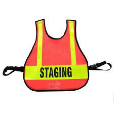 Orange Staging Accountability Vest