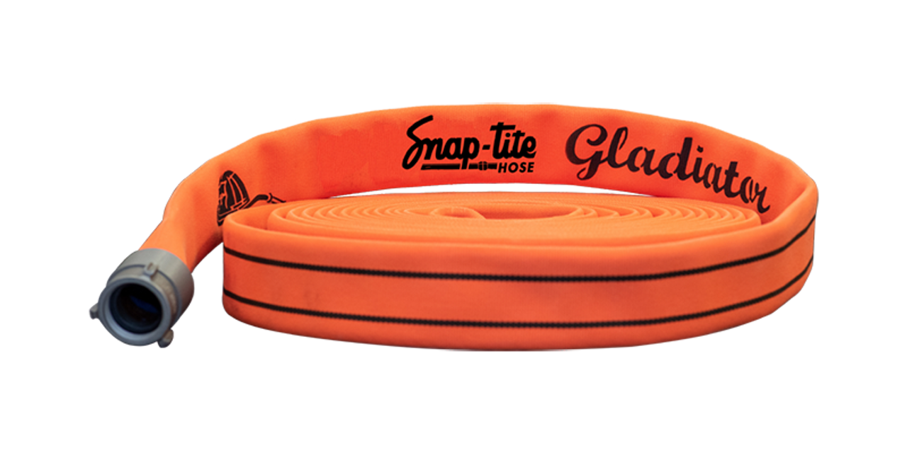 FG: Gladiator: Double Jacket Attack Hose - 1 3/4" Diameter (1 1/2" NH/NST Coupled) Orange / 50'