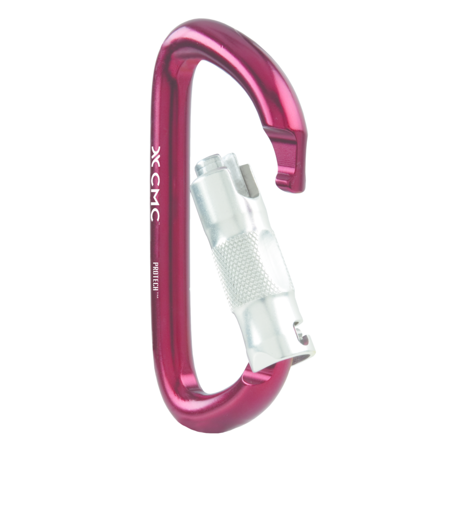 Protech Aluminum Key-Lock Carabiners Auto-Lock, Red