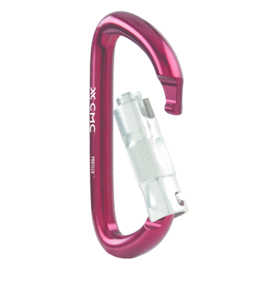 Protech Aluminum Key-Lock Carabiners Auto-Lock, Red