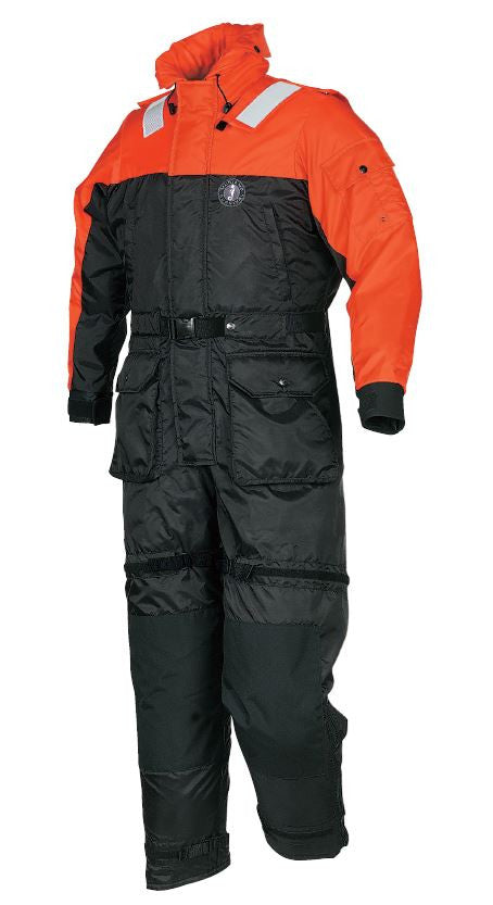 Deluxe Anti-Exposure Coverall and Worksuit Orange/Black / M