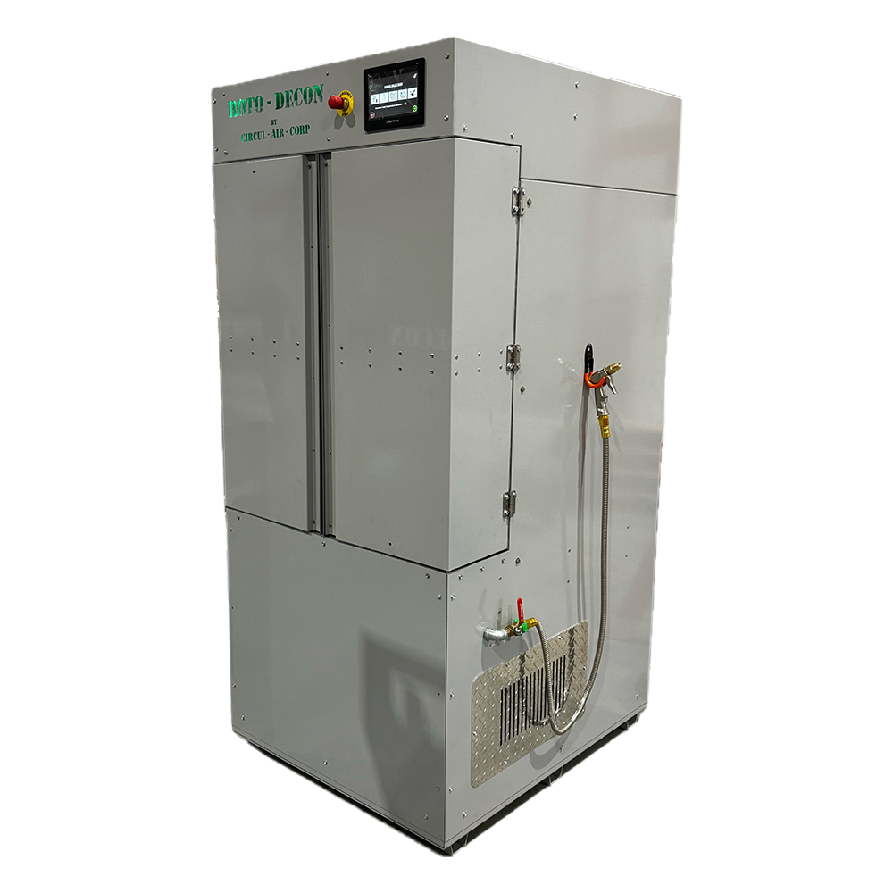 Roto-Decon Washer for SCBA systems, boots, helmets, and other hard goods. 240v,1ph, 60hz