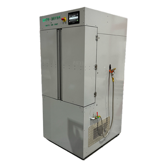 Roto-Decon Washer for SCBA systems, boots, helmets, and other hard goods. 240v,1ph, 60hz