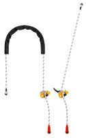 GRILLON positioning lanyard  adjustable work positioning lanyard with protective sheath, ANSI, CSA 2M