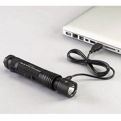 ProTac HL USB 120V AC/12V DC Includes USB cord and nylon holster. Black