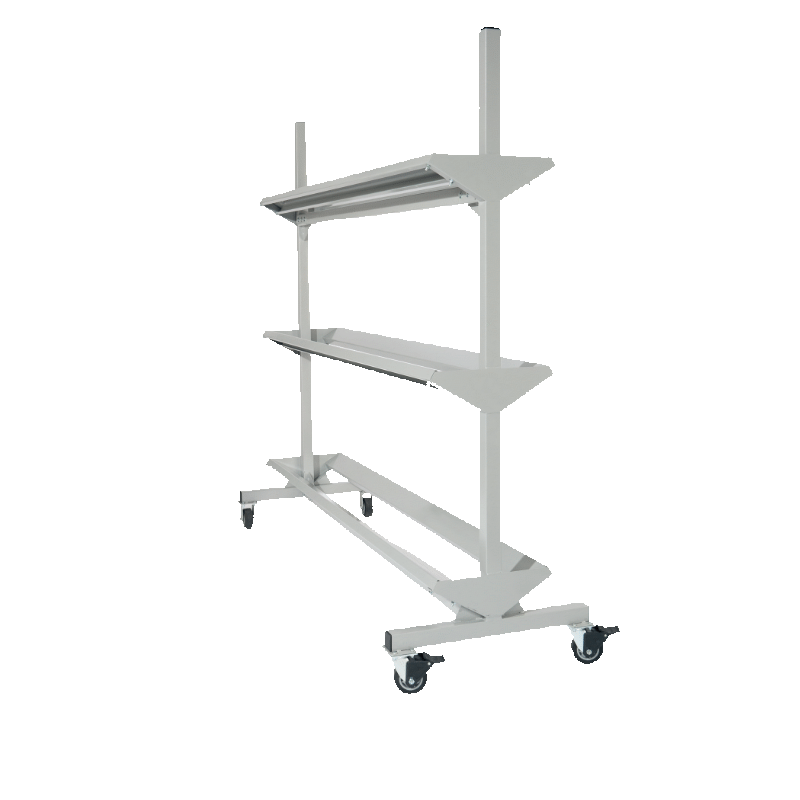 Circul-Air 3 Tier Portable Hose Rack - Length: ~8', Base-Mobile