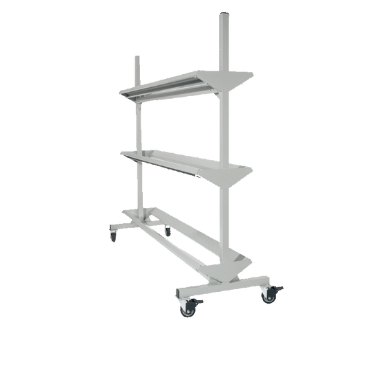 Circul-Air 3 Tier Portable Hose Rack - Length: ~8', Base-Mobile