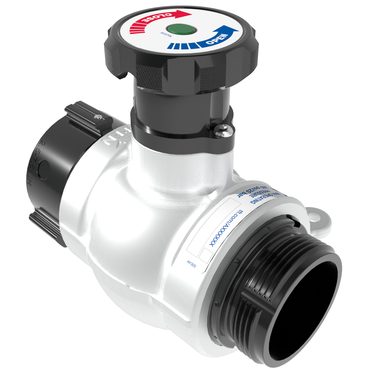 Hydrant Valve ? 2.5? NHF Swivel Rocker Inlet, 2.5? NHM Rigid Outlet, Slow Close Valve