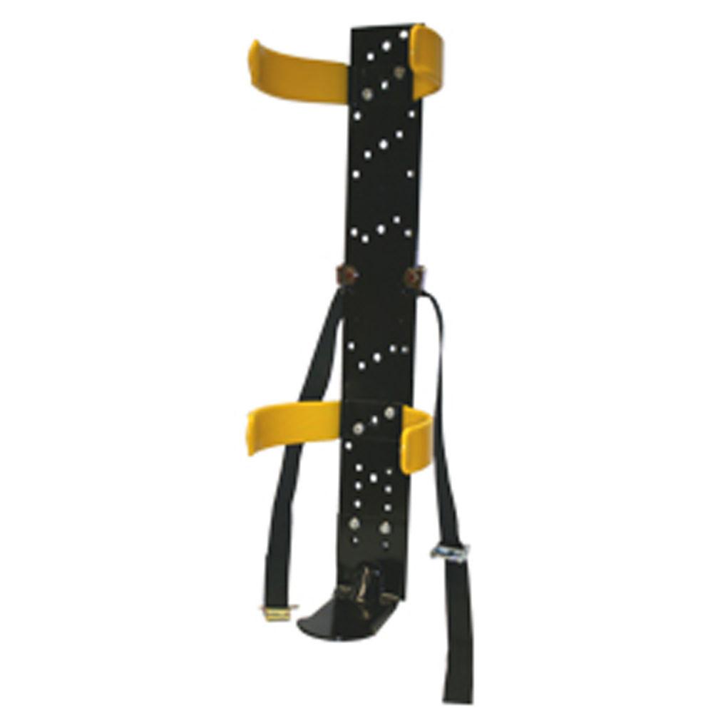 KNOCK-DOWN BRACKET WITH LOW PROFILE FULL HIGH CYCLE CLIPS 5.3" to 5.8" Dia. Cylinder / Backplate, Short Footplate, PHS Strap-1057-206-000