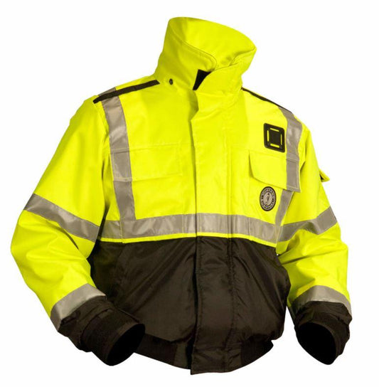 High Visibility Flotation Bomber Jacket Fluorescent Yellow (239) / 3XL