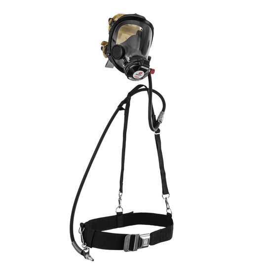 E-Z Airline Respirator with Modulair QuickConnect Hansen Fitting / Less Facepiece