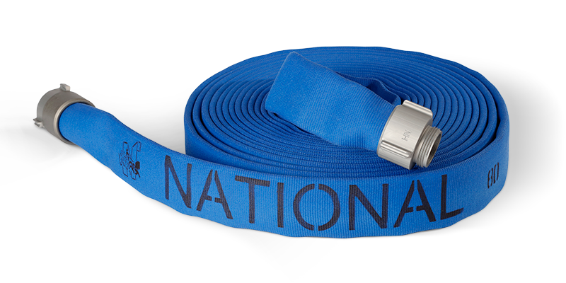 National 8D Hose - 1.75 in. Diameter Yellow / 100 ft / 1.5 in NH Aluminum