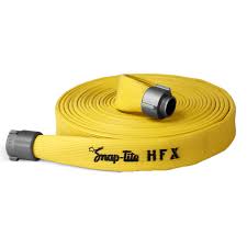 Snap-Tite HFX Rubber Hose Yellow / 4 in. / 4 in. Storz Coupled / 10 Foot