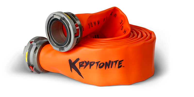 Snap-Tite Kryptonite - 4 in. Diameter Blaze Orange / 100 ft / 4 in Storz Aluminum