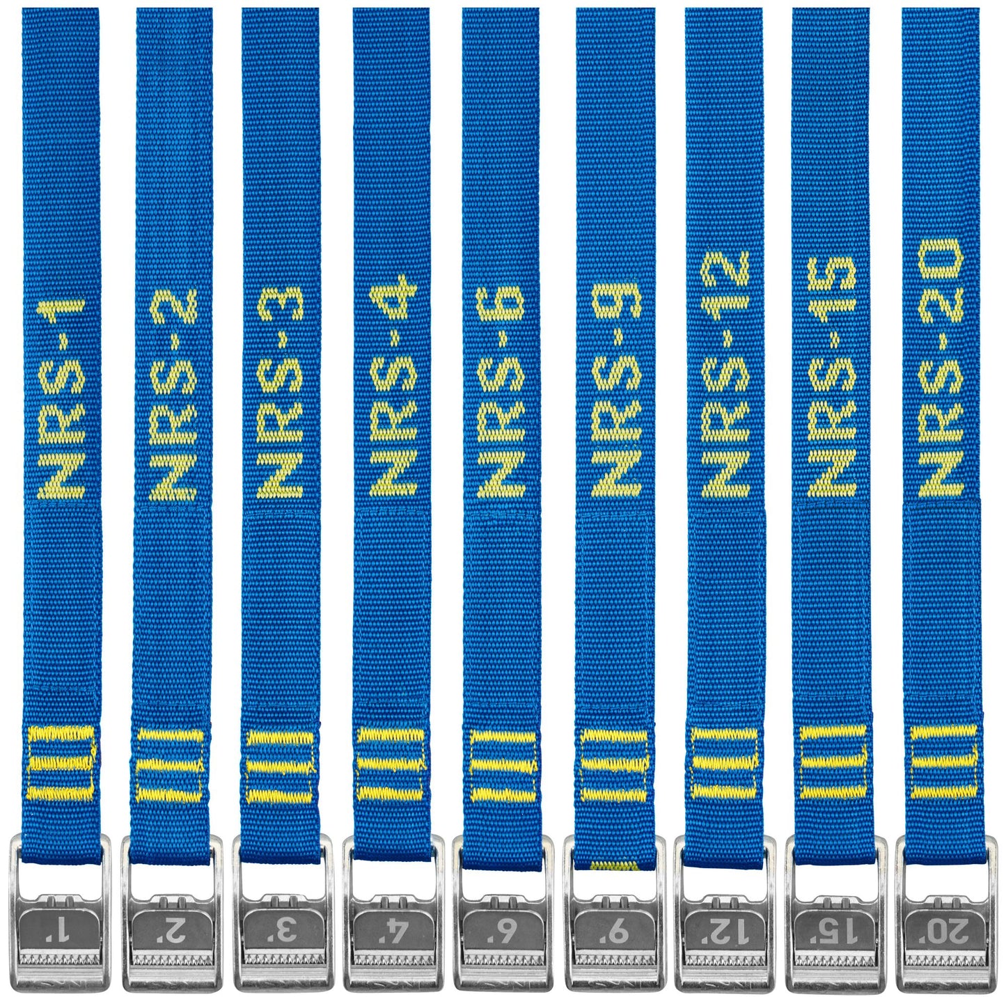 NRS 1" HD Tie-Down Straps 9' Pair