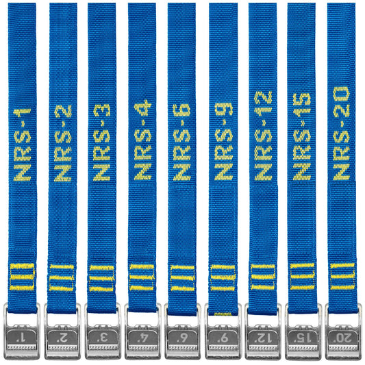 NRS 1" HD Tie-Down Straps 9' Pair