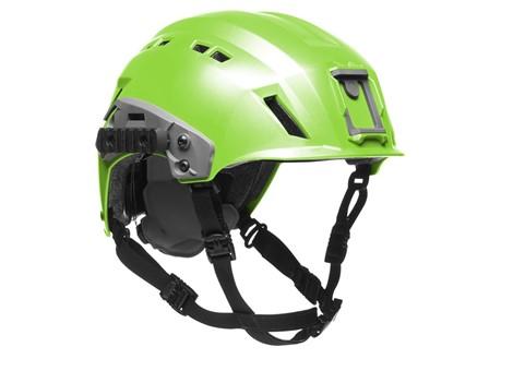 SAR Tactical Helmet High Vis Green W/ Goggle Posts