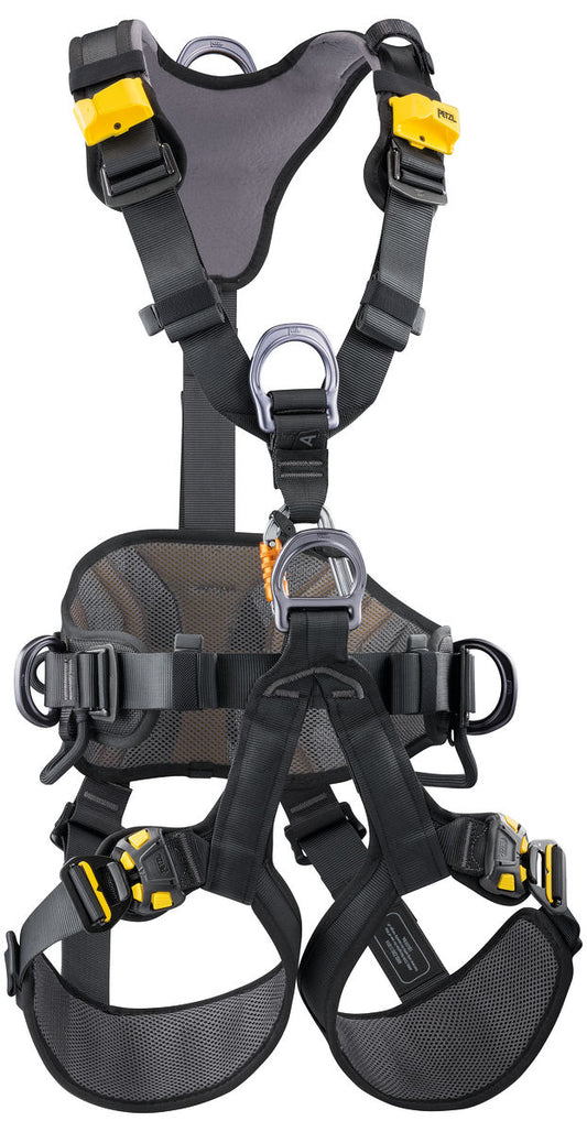 Discontinued- Replaced with C071DB02
AVAO BOD Fast International Version- full body harness, ANSI, CSA & NFPA- Size 2 Black/Yellow