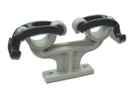 3" round strut holder - double