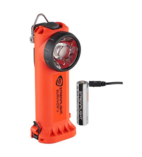 Survivor X USB (includes 22" (55.88 cm) USB cord and battery carrier) - Orange