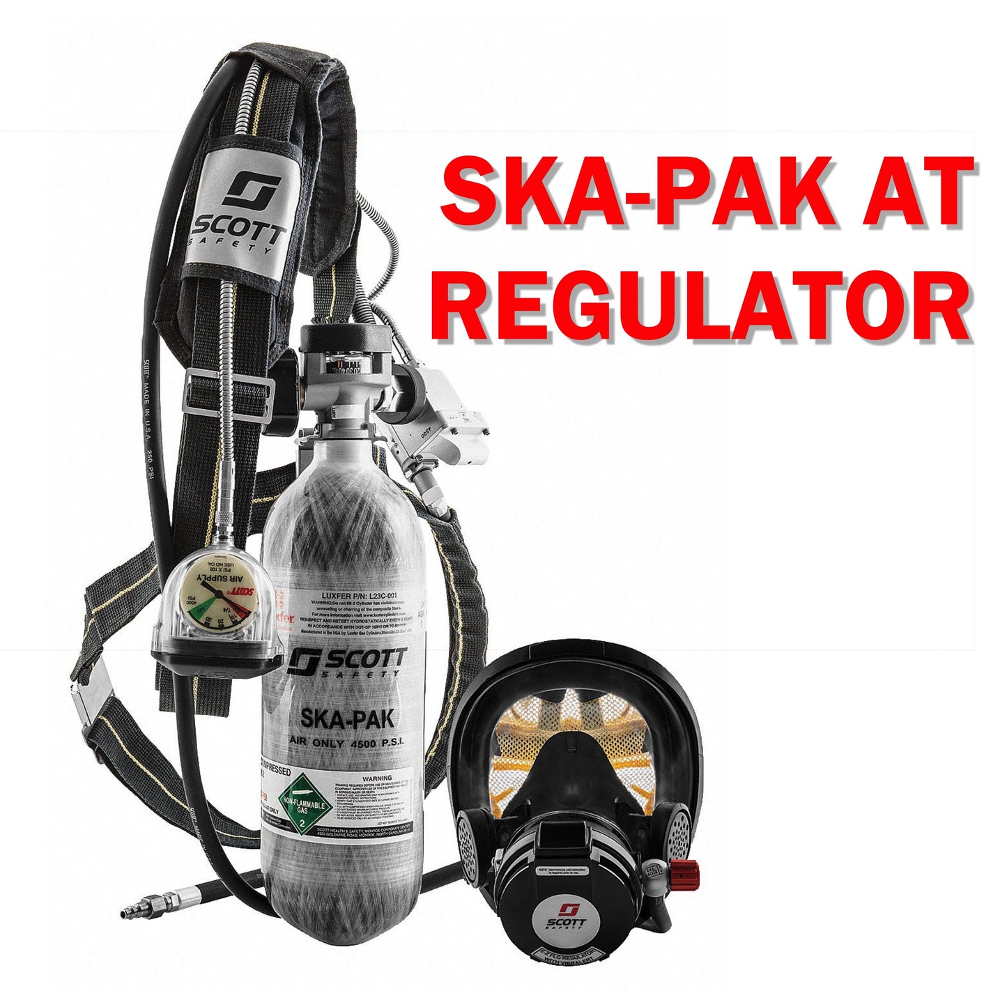 Ska-Pak AT Regulator / E-Z Flow with Vibralert Quick Connect