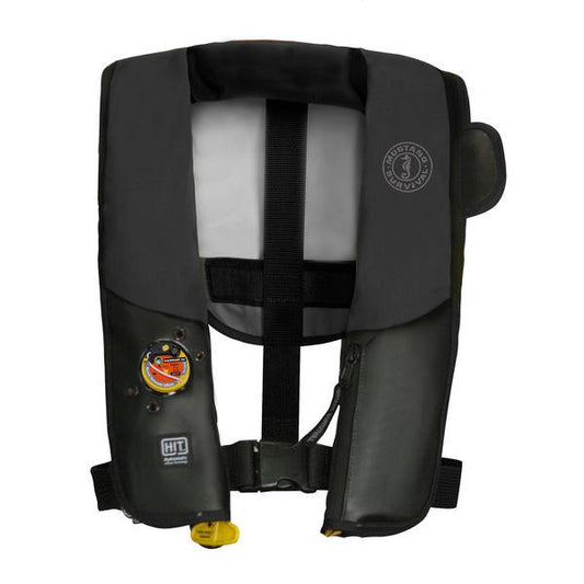 Inflatable PFD w/HIT  (Auto Hydrostatic) - Law Enforcement Universal / Black (13)