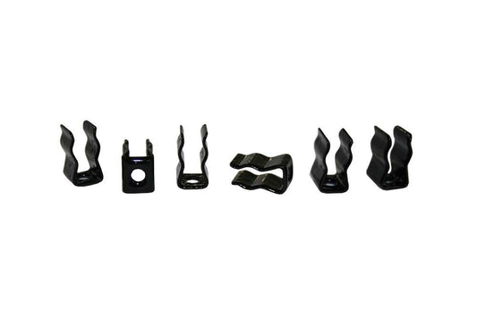 QUIC-MOUNT TOOL CLIPS .25" DIA- .144" HOLE DIA- 6 PCS/PKG - BLACK-3075-120-000